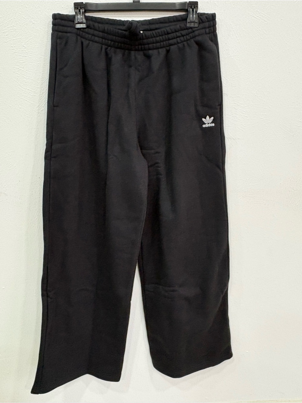 adidas Originals Wide Leg Pants Black Women’s L NWT